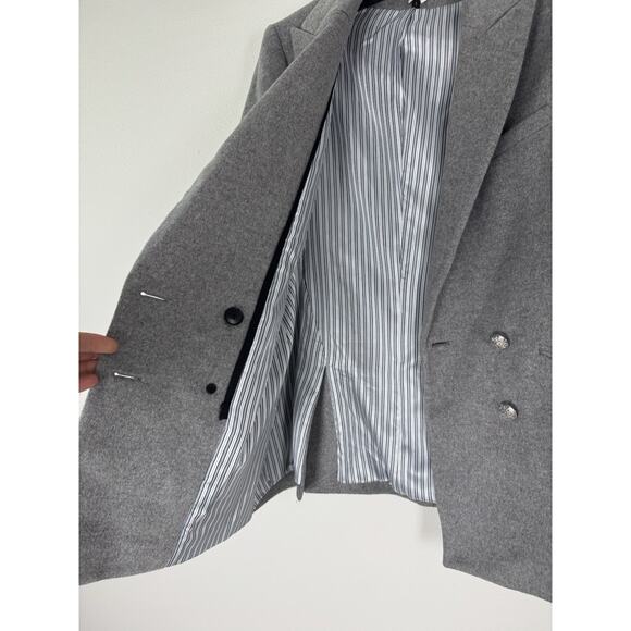 Veronica Beard Gray Double-Breasted Blazer - Picture 6 of 16
